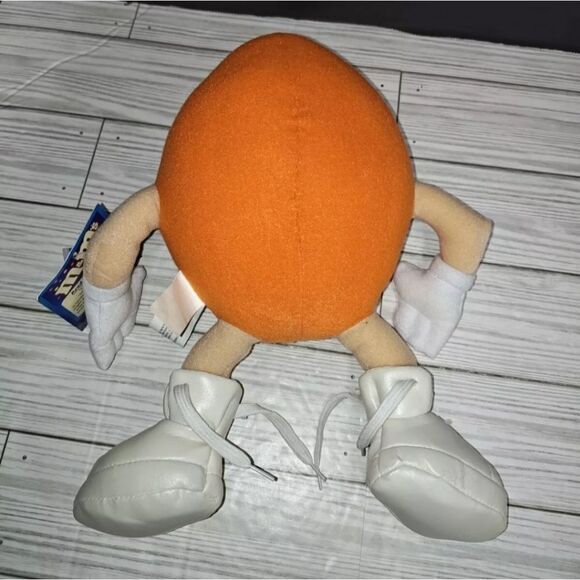 Nanco M&M's Candy Orange Plush Toy Crispy Vintage Mars Incorporated 2001 New - Picture 6 of 8